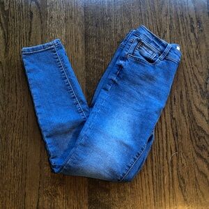 Wax Jean Collection High-Rise Stretch Ankle Crop Classic Jeans
